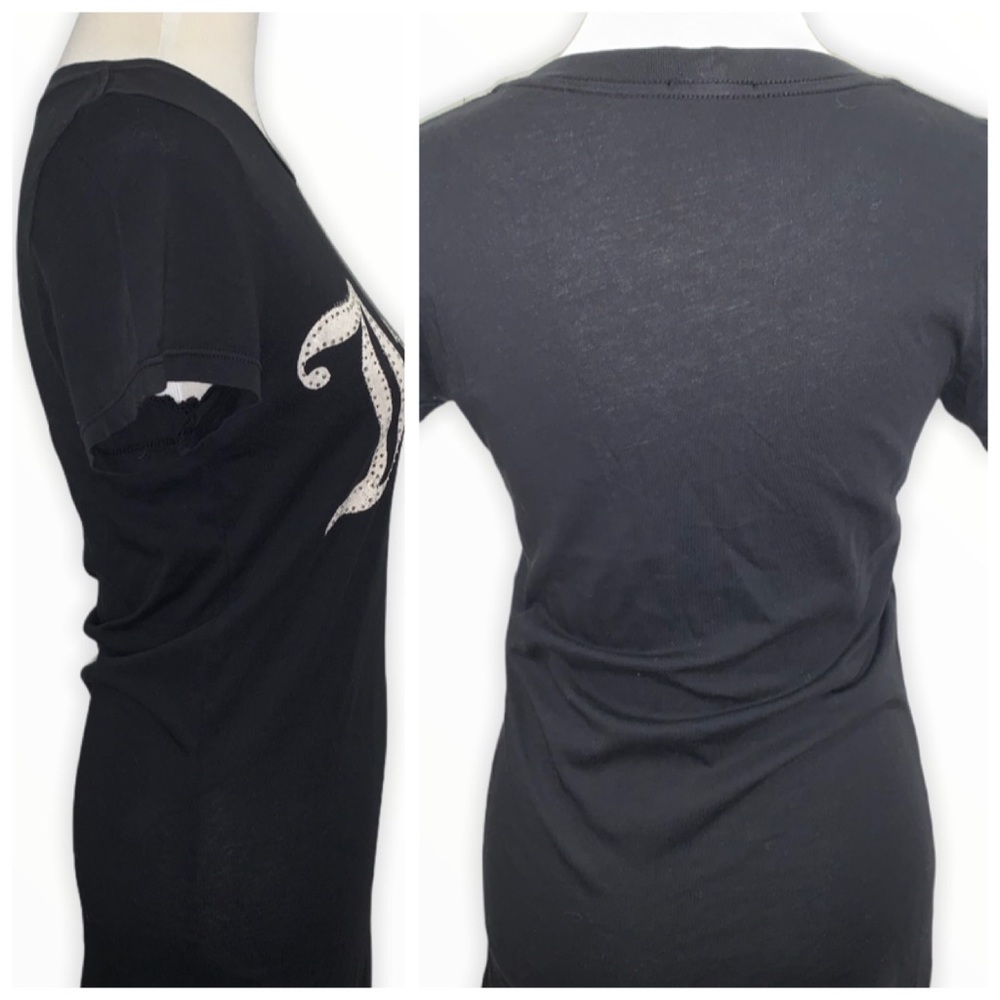 Juicy Couture Black Tee - Picture 3 of 4